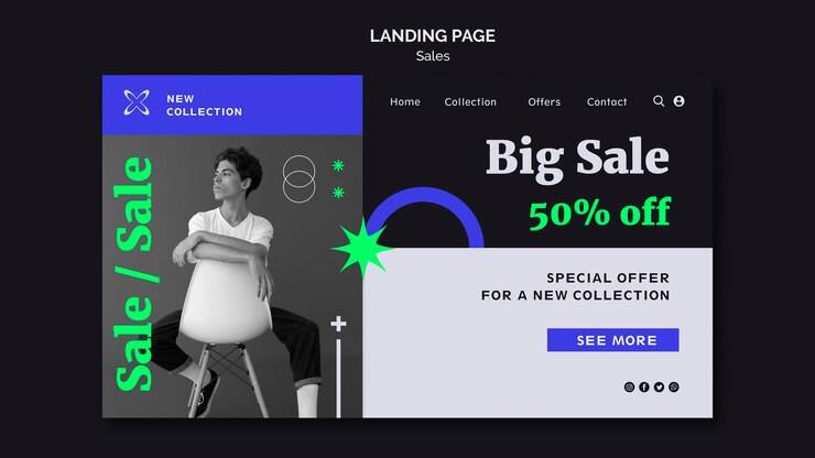 Дизайн продающей страницы